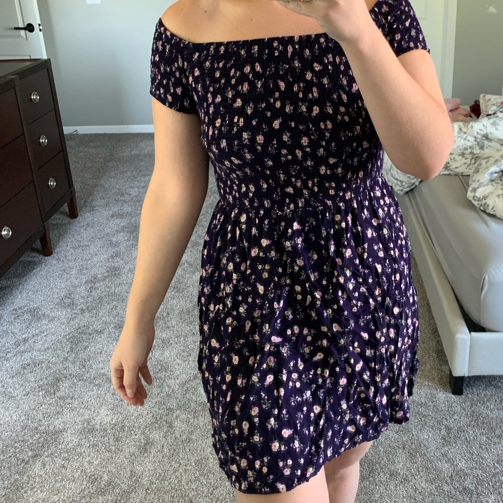 MOSSIMO Smocked Floral Dress